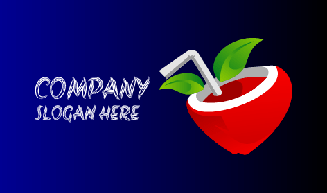 Logotipo De Red Apple Juice