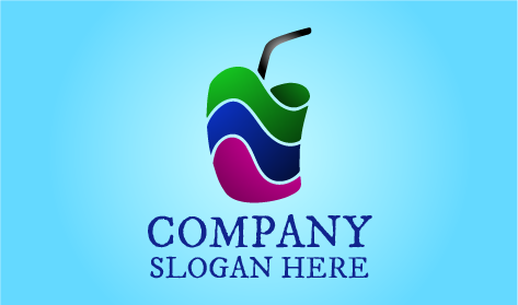 Wiggly Glass Juice Logo