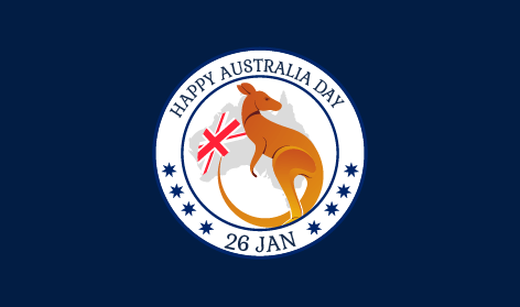 Australian Kangaroo Poster Logo