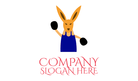 Salopette Bleue Logo Kangourou