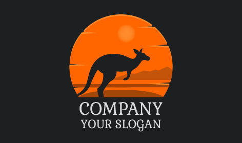 Speedily Jumping Kangaroo Logo