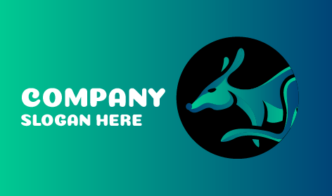 Logo Kangourou Sauvage au Crépuscule