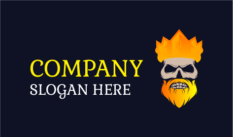 Logotipo Do Rei Caveira Bravo