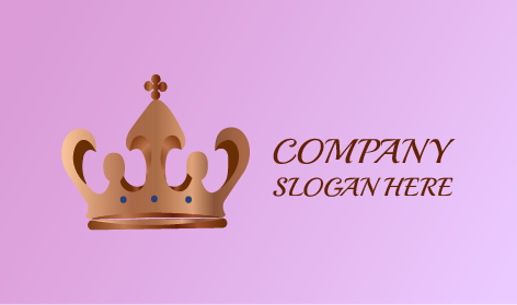 Dull Golden Tiara King Logo