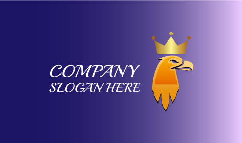 Logotipo Del Rey De La Corona Del águila