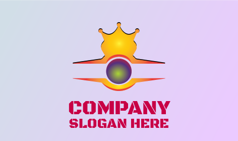 Colgante Morado Con El Logotipo Del Rey Y La Corona