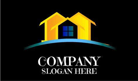 Bright Yellow Landscaping Logo