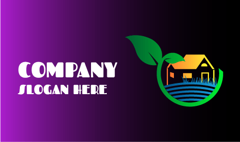 Ev Dış Mekan Peyzaj Logosu