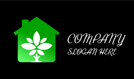 Leaf Sprouts Landscaping Logo
