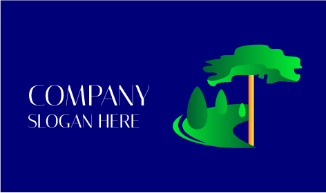 Logo Lansekap Tanaman Hijau Abadi