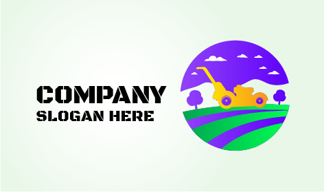 Logo Lanskap Awan Putih