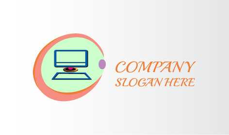 Crescent Blue Laptop Logo