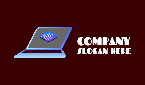Logo Laptop Kartu Penyimpan Data