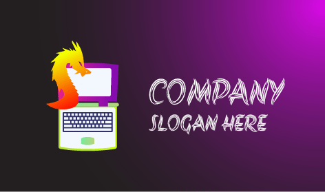 Logo Laptop Naga Kuning Yang Ganas