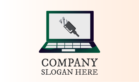 Logo Laptop Flashdisk