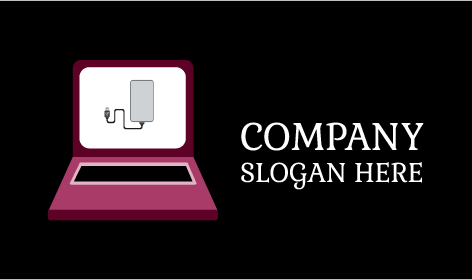 Laptop Device Charging Logo