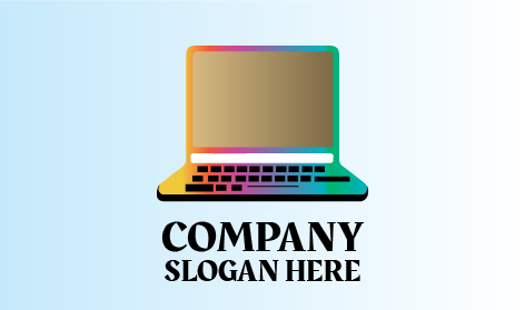 Logo Tepi Laptop Berkilauan