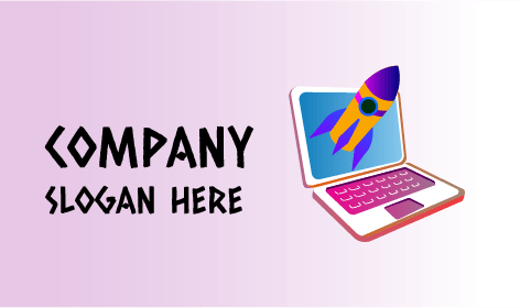 Logo Laptop Roket Luar Angkasa