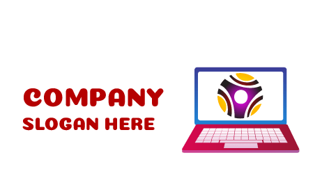 Logo Laptop Interkoneksi Dunia