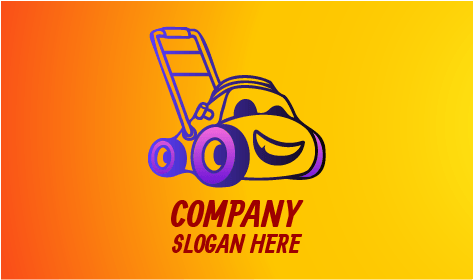 Lindo Logo De Cortador De Césped