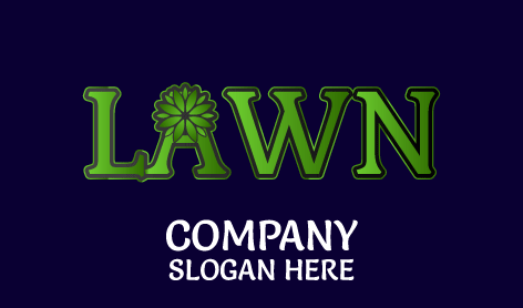 Logotipo Denominativo De Césped Verde