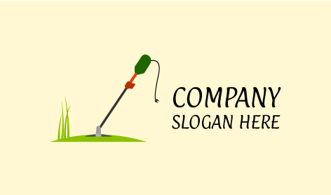 Logotipo De Máquina Cortadora De Césped