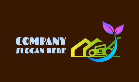 Logotipo De Césped Fresco Y Brillante