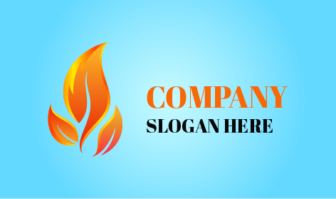Logo Daun Jeruk Menyala