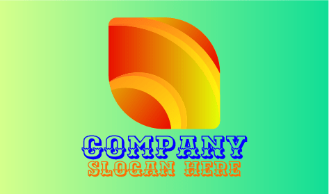 Sarımsı Sonbahar Yaprak Logosu