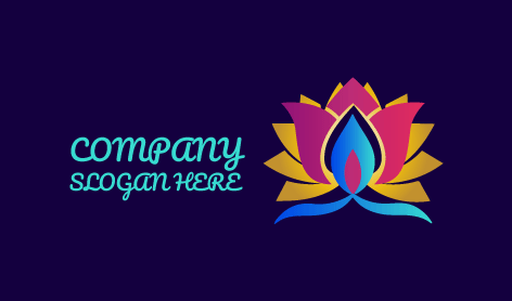 Logo A Doppio Strato Di Loto