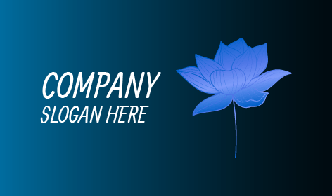 Canlı Mavi Lotus Logosu