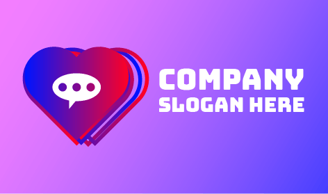 Digital Heart Love Logo