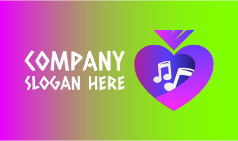 Musikalisches Herz Liebes Logo