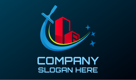 Logo Perawatan Wiper Biru