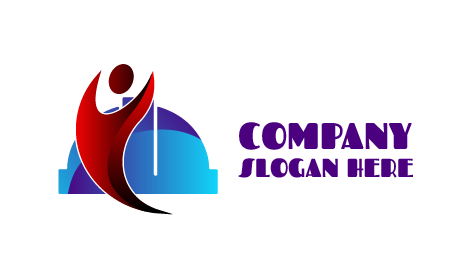 Logo Pemeliharaan Siluet Jenius