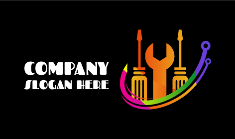 Logo Perawatan Obeng Oranye