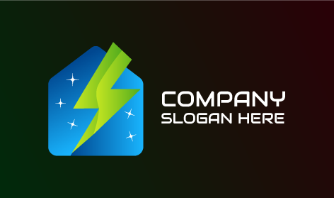 Logo Pemeliharaan Pembersihan Bertenaga