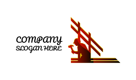 Logo Pemeliharaan Bangunan Merah