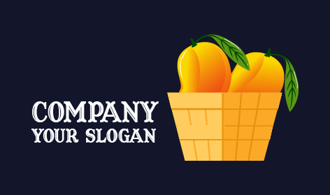 Taze Koparılmış Mango Sepeti Logosu
