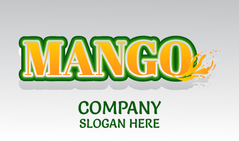 Sulu Mango Kelime Logosu