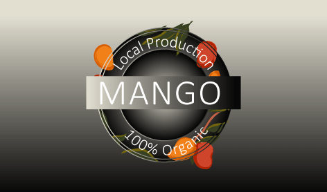 Yerel Mango Meyve Dükkanı Logosu