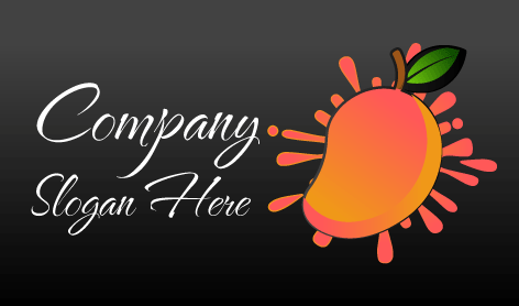 Tropikal Mango Meyve Logosu