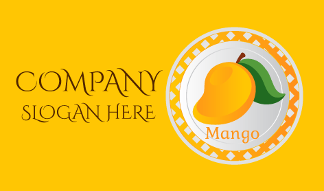 Beyaz Tabak Mango Logosu