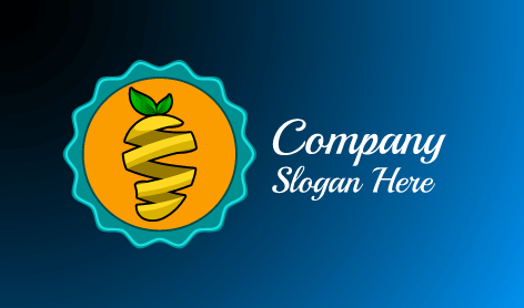 Sarı Spiral Mango Logosu