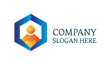 Logótipo De Marketing Pessoal Da Hexagon