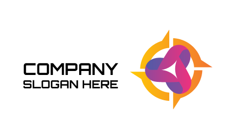 Logo Di Marketing Target Arancione