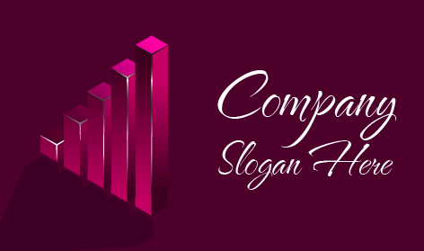 Logo Per Il Marketing Uptrend Bar