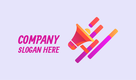Logotipo De Marketing De Altifalante Vívido
