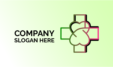 Logo Médical De Coeurs Entrelacés