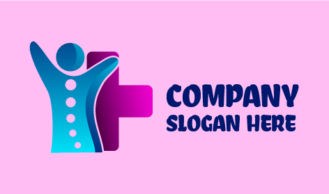 Logo Médical Pour Une Colonne Vertébrale Saine